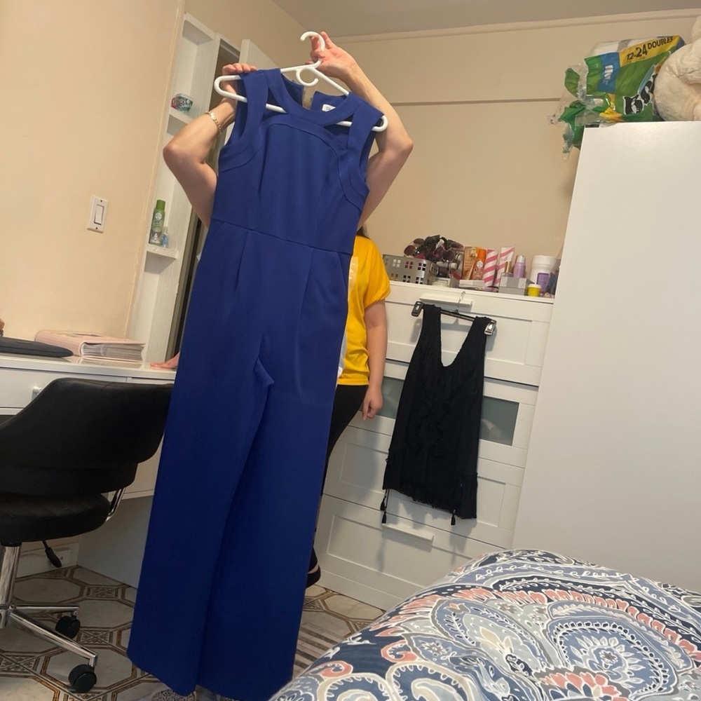 Calvin Klein Blue Sleeveless Dress